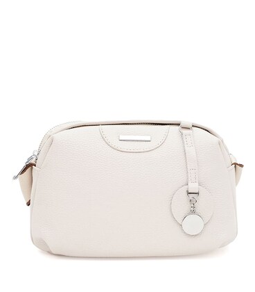 Женская кожаная сумка Borsa Leather K12247w-white фото, картинка, изображение
