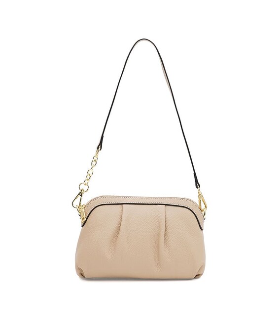 Жіноча шкіряна сумка Borsa Leather K16688be-beige картинка, зображення, фото