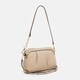 Женская кожаная сумка Borsa Leather K16688be-beige фото