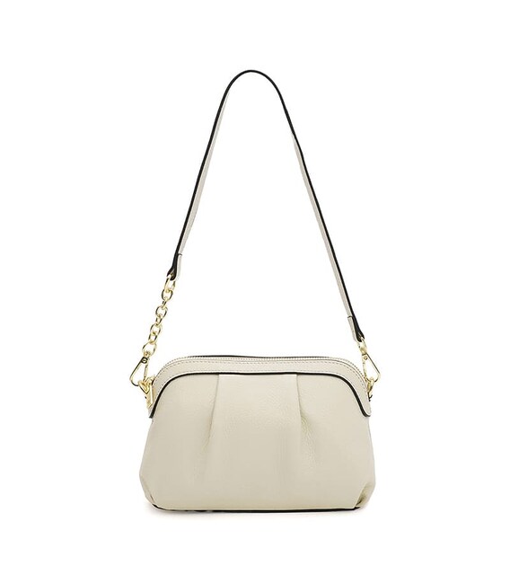 Женская кожаная сумка Borsa Leather K16688w-white фото, картинка, изображение