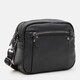 Женская кожаная сумка Borsa Leather K12003bl-black фото