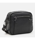 Женская кожаная сумка Borsa Leather K12003bl-black фото, картинка, изображение