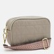 Жіноча шкіряна сумка Borsa Leather K16602gr-gray картинка, зображення, фото
