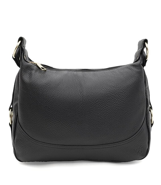 Женская кожаная сумка Borsa Leather K1669bl-black фото, картинка, изображение