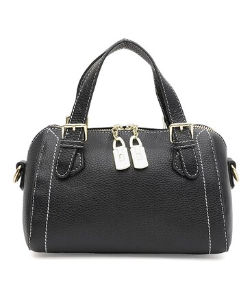 Женская кожаная сумка Borsa Leather K11331bl-black фото, картинка, изображение