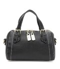 Женская кожаная сумка Borsa Leather K11331bl-black фото, картинка, изображение
