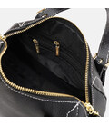 Женская кожаная сумка Borsa Leather K11331bl-black фото, картинка, изображение