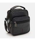 Чоловіча шкіряна сумка Borsa Leather K16681-1bl-black картинка, зображення, фото