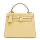 Женская кожаная сумка Borsa Leather K1EZE3167ye-yellow фото