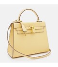 Женская кожаная сумка Borsa Leather K1EZE3167ye-yellow фото, картинка, изображение