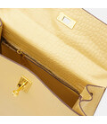 Женская кожаная сумка Borsa Leather K1EZE3167ye-yellow фото, картинка, изображение