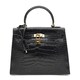 Жіноча шкіряна сумка Borsa Leather K1EZE3167bl-black картинка, зображення, фото