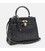 Женская кожаная сумка Borsa Leather K1EZE3167bl-black фото, картинка, изображение