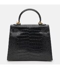 Женская кожаная сумка Borsa Leather K1EZE3167bl-black фото, картинка, изображение