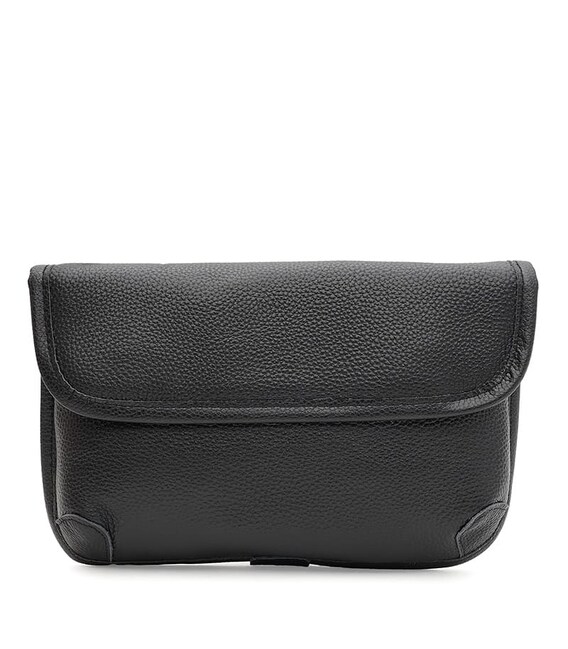 Женская кожаная сумка Borsa Leather k166319bl-black фото, картинка, изображение