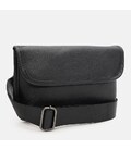 Женская кожаная сумка Borsa Leather k166319bl-black фото, картинка, изображение