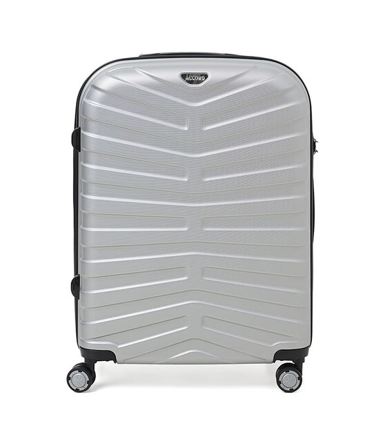 Чемодан средний 4 колеса Ricco Grande T15002silver-L фото, картинка, изображение