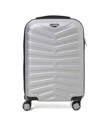 Чемодан маленький 4 колеса Ricco Grande T15002silver-M фото, картинка, изображение