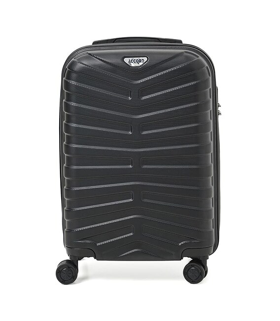 Валіза маленька 4 колеса Ricco Grande T15002black-M картинка, зображення, фото