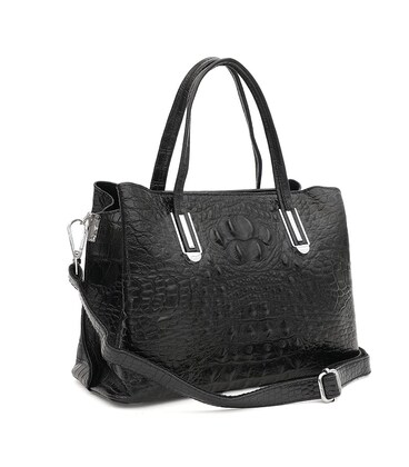 Женская кожаная сумка Ricco Grande K1586bl-black фото, картинка, изображение