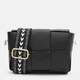 Жіноча шкіряна сумка Borsa Leather K12118bl-black картинка, зображення, фото