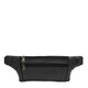 Мужская кожаная сумка на пояс Borsa Leather K1ky614bl-black фото