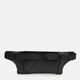 Мужская кожаная сумка на пояс Borsa Leather K1ky614bl-black фото