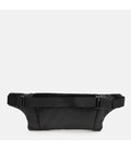 Мужская кожаная сумка на пояс Borsa Leather K1ky614bl-black фото, картинка, изображение