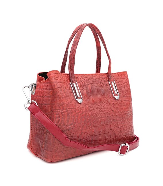 Женская кожаная сумка Ricco Grande K1586r-red фото, картинка, изображение