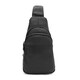 Мужской рюкзак через плечо Borsa Leather K1328c-black фото