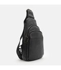 Мужской рюкзак через плечо Borsa Leather K1328c-black фото, картинка, изображение