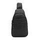 Мужской рюкзак через плечо Borsa Leather K13295bl-black фото