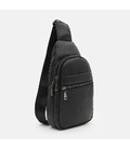 Мужской рюкзак через плечо Borsa Leather K13295bl-black фото, картинка, изображение