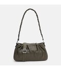 Женская кожаная сумка Borsa Leather K15001gr-green фото, картинка, изображение