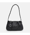 Женская кожаная сумка Borsa Leather K15001bl-black фото, картинка, изображение