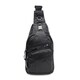 Мужской кожаный рюкзак через плечо Keizer K19008a-black фото