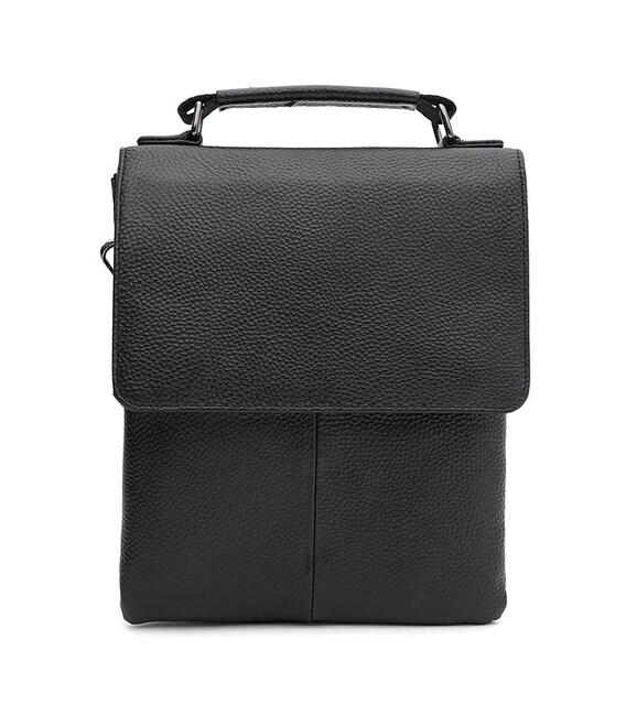 Мужская кожаная сумка барсетка Ricco Grande K19903203-black фото, картинка, изображение