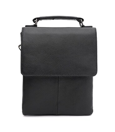 Мужская кожаная сумка барсетка Ricco Grande K19903203-black фото, картинка, изображение