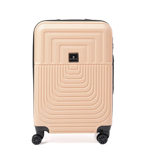 Чемодан средний 4 колеса Ricco Grande T1Marble20pudra-L фото, картинка, изображение