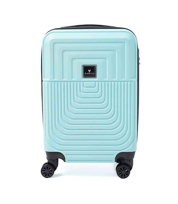 Валіза маленька 4 колеса Ricco Grande T1Marble20lightblue-M картинка, зображення, фото