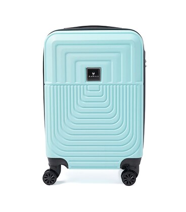 Валіза маленька 4 колеса Ricco Grande T1Marble20lightblue-M картинка, зображення, фото