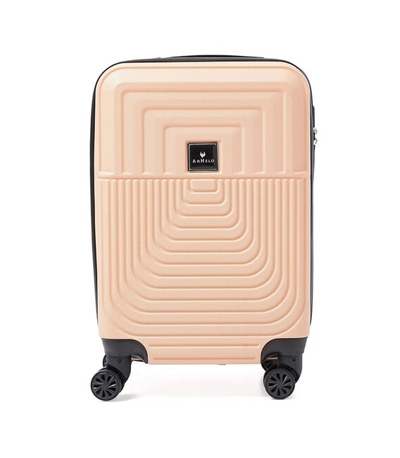 Чемодан маленький 4 колеса Ricco Grande T1Marble20pudra-M фото, картинка, изображение