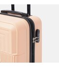 Чемодан маленький 4 колеса Ricco Grande T1Marble20pudra-M фото, картинка, изображение