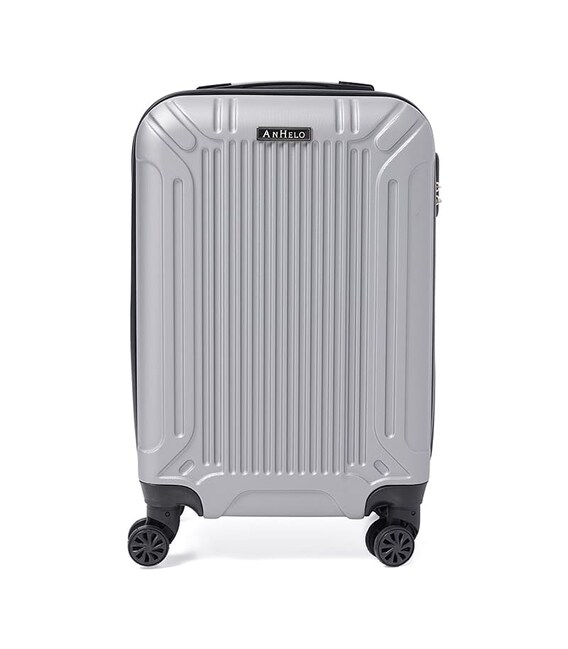 Чемодан маленький 4 колеса Ricco Grande T1Castle1silver-M фото, картинка, изображение