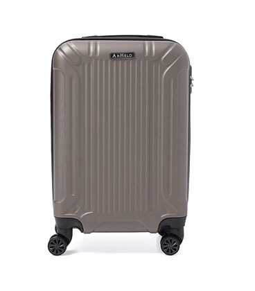 Чемодан маленький 4 колеса Ricco Grande T1Castle1brown-M фото, картинка, изображение