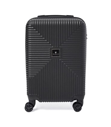 Валіза маленька 4 колеса Ricco Grande T1Bowtie21black-M картинка, зображення, фото