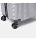 Чемодан средний 4 колеса Ricco Grande T1Bowtie21silver-L фото, картинка, изображение