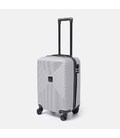 Чемодан маленький 4 колеса Ricco Grande T1Bowtie21silver-M фото, картинка, изображение