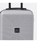 Валіза маленька 4 колеса Ricco Grande T1Bowtie21silver-M картинка, зображення, фото