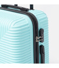 Чемодан средний 4 колеса Ricco Grande T1Bowtie21lightblue-L фото, картинка, изображение
